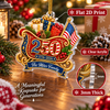 Close-up of 1776-2026 America 250th Anniversary Ornament Patriotic Semiquincentennial Christmas Keepsake for streetwear fans in Austin, Texas