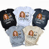 BojjiCo Custom 30th Birthday Photo T-Shirts Matching Party Group Shirts For Men Women Funny Custom Face Shirt Crew Aesthetic 1996 Vintage Birthday T-Shirt Cotton Tee Personalized Gag Gift Milestone Celebration Apparel