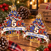 250 Years 1776-2026 America Semiquincentennial Ornament Patriotic Holiday Gift on a hanger, ready to ship from Austin, Texas