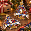 Customer in Austin, Texas wearing 250 Years 1776-2026 America Semiquincentennial Ornament Patriotic Holiday Gift