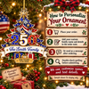 Customer in Austin, Texas wearing 250 Years 1776-2026 America Semiquincentennial Ornament Patriotic Holiday Gift