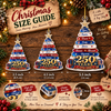 Customer in Austin, Texas wearing 250 Years 1776-2026 America Semiquincentennial Patriotic Christmas Tree Ornament Personalized Family