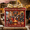 Customer in Austin, Texas wearing 250 Years of Freedom Ornament America 250th Anniversary Patriotic Christmas Fireplace Decor Personal