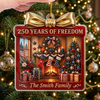 250 Years of Freedom Ornament America 250th Anniversary Patriotic Christmas Fireplace Decor Personal available at our Austin, Texas warehouse