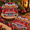 Customer in Austin, Texas wearing 250 Years of Freedom Ornament Patriotic Gingerbread Truck Christmas Gift