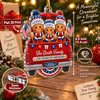 Customer in Austin, Texas wearing 250 Years of Freedom Ornament Patriotic Gingerbread Truck Christmas Gift