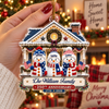 250th Anniversary Ornament 1776-2026 Semiquincentennial Patriotic Snowman Christmas Tree Decor on a hanger, ready to ship from Austin, Texas