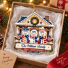 Close-up of 250th Anniversary Ornament 1776-2026 Semiquincentennial Patriotic Snowman Christmas Tree Decor for streetwear fans in Austin, Texas