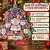 Close-up of 250th Years of Freedom Baking a Brighter Tomorrow Ornament America 250 Semiquincentennial Patriotic  for streetwear fans in Austin, Texas
