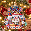 250th Years of Freedom Baking a Brighter Tomorrow Ornament America 250 Semiquincentennial Patriotic  available at our Austin, Texas warehouse