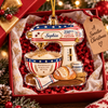 Customer in Austin, Texas wearing 250th Years Of Freedom Sourdough Makes Life Better Christmas Ornament Patriotic Baking Gift