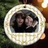 Besties Forever Custom Photo Round Ceramic Ornament Personalized Friendship Gift