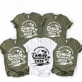 BojjiCo Matching Family Vacation 2026 Shirt Making Memories Together Unisex T-Shirt For Men Women Kids Retro Nostalgic Beach Squad Tee Olive Green White Cotton Summer Trip Holiday Travel Gift Custom Cruise Crew Top