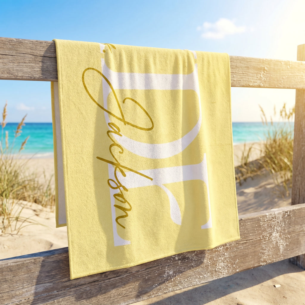 Bojjico Custom Personalized Future Mrs Bride Beach Towel for Women Elegant Coastal Aesthetic Light Blue Pool Towel Bachelorette Party Favor Bridal Shower Gift Honeymoon Travel Essential Summer Vacation Accessory Quick Dry