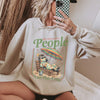 Bojjico My Tolerance For People Graphic Tee Women's Oversized Loose Basic T-Shirt Retro Funny Sarcastic Introvert Summer Casual Tops Butter Yellow Soft Cotton Blend Novelty Vacation Beach Shirt Y2K Vintage Aesthetic Streetwear