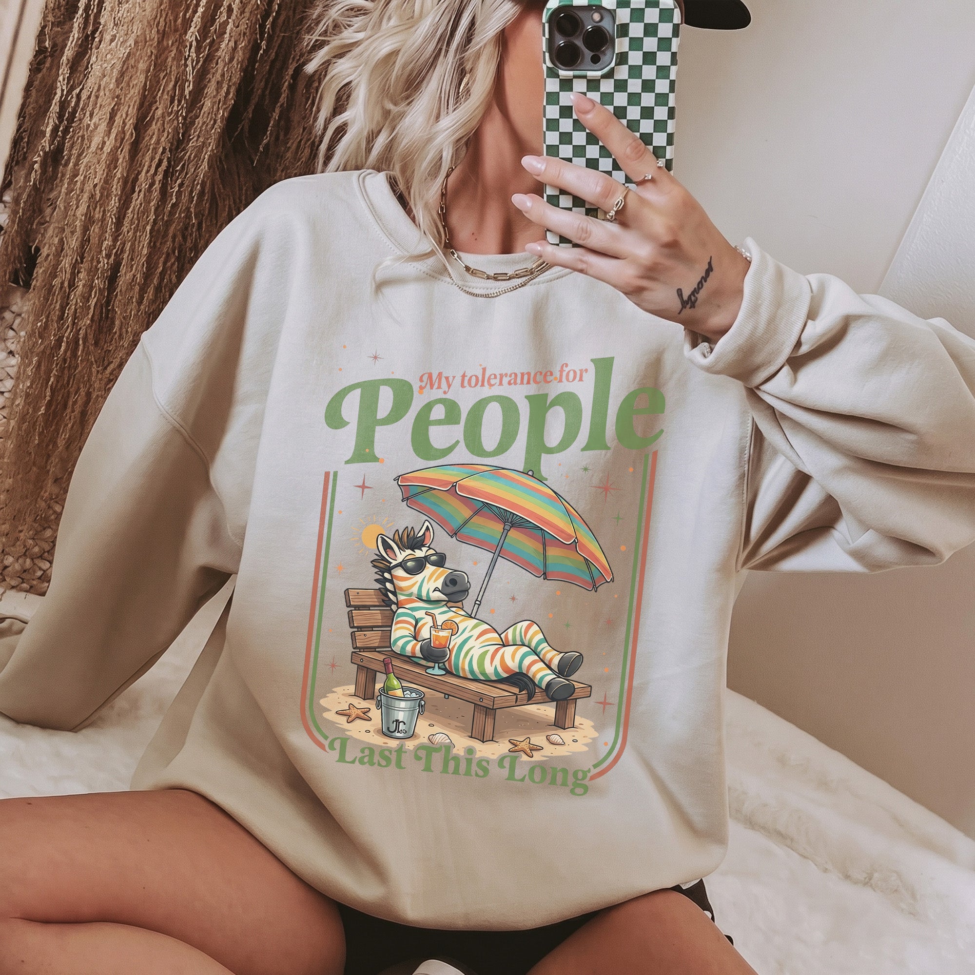 Bojjico My Tolerance For People Graphic Tee Women's Oversized Loose Basic T-Shirt Retro Funny Sarcastic Introvert Summer Casual Tops Butter Yellow Soft Cotton Blend Novelty Vacation Beach Shirt Y2K Vintage Aesthetic Streetwear