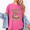 Bojjico My Tolerance For People Graphic Tee Women's Oversized Loose Basic T-Shirt Retro Funny Sarcastic Introvert Summer Casual Tops Butter Yellow Soft Cotton Blend Novelty Vacation Beach Shirt Y2K Vintage Aesthetic Streetwear