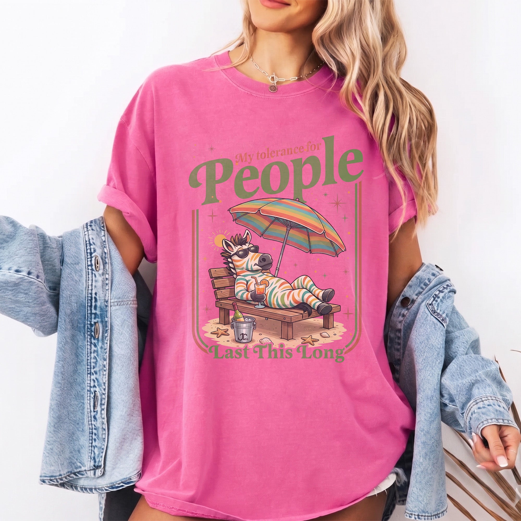 Bojjico My Tolerance For People Graphic Tee Women's Oversized Loose Basic T-Shirt Retro Funny Sarcastic Introvert Summer Casual Tops Butter Yellow Soft Cotton Blend Novelty Vacation Beach Shirt Y2K Vintage Aesthetic Streetwear
