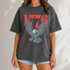 1776 Eagle Graphic Tee T-Shirt For Women Vintage Americana Retro Casual Cream Cotton Oversized Loose Fit Top 250th Anniversary American 4th of July USA Independence Day Semiquincentennial America 250 Patriotic Shirt