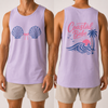 BojjiCo Coastal Baby Seashell Bra Back Party Bride and Bridesmaids Matching Summer Graphic Tank Top for Women Coconut Girl Coastal Babe Beachy Mermaidcore Summer Siren Aesthetic Light Pink Cotton Blend Casual Beach Vacation Y2K Sleeveless Muscle Shirt