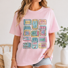 Bojjico Women's Sardine Collage Summer Tee Oversized Graphic T-Shirt Preppy Sardine-Core Coastal Grandmother Fisherman Aesthetic Mint Green Cotton Top Vintage Tinned Fish Graphic Quirky Foodie Portugal Vacation Shirt