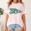 Bojjico Teacher Team Back To School Graphic T-Shirts School Staff Preppy Coquette Vintage Cotton Pastel Nurse Principal Sped Counselor Para Pennant Flag Pink Bow First Day Fits Custom Group Tee