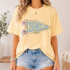 Bojjico Teacher Team Back To School Graphic T-Shirts School Staff Preppy Coquette Vintage Cotton Pastel Nurse Principal Sped Counselor Para Pennant Flag Pink Bow First Day Fits Custom Group Tee