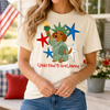 Bojjico Weenie Proud To Be An American T-Shirt for Women Patriotic Americana Dog Mom Pet Lover Short Sleeve Crew Neck Graphic Tee 4th of July Independence Day Dachshund Lovers Statue Of Liberty Cute Preppy Outfit