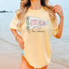 Personalized Preschool Crew Teacher Shirt T-Shirt Teachers Preppy Coquette Pastel Yellow Cotton Custom Name And Grade Pennant Flag Bow Detail Apple Graphic Oversized Fit Back To School Tee Pre School 1st Grade