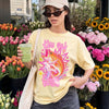 BojjiCo Kiss My Bass Funny Fishing Graphic T-Shirt For Women Preppy Coastal Lake Aesthetic Summer Outfit White Cotton Y2K Retro Pastel Neon Fish Tee Largemouth Bass Angler Gift For Her Trendy Novelty Fishing Apparel
