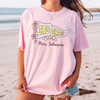 Personalized Preschool Crew Teacher Shirt T-Shirt Teachers Preppy Coquette Pastel Yellow Cotton Custom Name And Grade Pennant Flag Bow Detail Apple Graphic Oversized Fit Back To School Tee Pre School 1st Grade