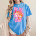 BojjiCo Kiss My Bass Funny Fishing Graphic T-Shirt For Women Preppy Coastal Lake Aesthetic Summer Outfit White Cotton Y2K Retro Pastel Neon Fish Tee Largemouth Bass Angler Gift For Her Trendy Novelty Fishing Apparel
