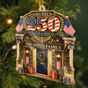 Customer in Austin, Texas wearing America 250 1776 2026 Christmas Ornament, Patriotic USA 250th Anniversary Keepsake Gift