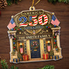 Customer in Austin, Texas wearing America 250 1776 2026 Christmas Ornament, Patriotic USA 250th Anniversary Keepsake Gift