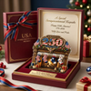 Close-up of America 250 1776-2026 Personalized Family Stocking Ornament Semiquincentennial Commemorative Gift for streetwear fans in Austin, Texas