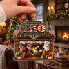 Customer in Austin, Texas wearing America 250 1776-2026 Personalized Family Stocking Ornament Semiquincentennial Commemorative Gift