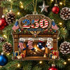 America 250 1776-2026 Personalized Family Stocking Ornament Semiquincentennial Commemorative Gift available at our Austin, Texas warehouse