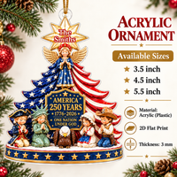 America 250 Angel Tree Ornament - product detail 6