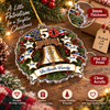 Close-up of America 250 Liberty and Freedom Personalized Christmas Ornament Patriotic Family Gift for streetwear fans in Austin, Texas