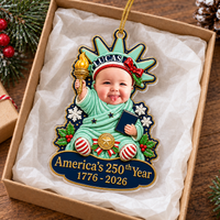 Baby Photo Liberty America 250 Ornament - product detail 10