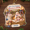 Baby's First Christmas America's 250th Ornament, Personalized Baby Keepsake Custom Name, Gift for Ne available at our Austin, Texas warehouse