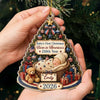 Baby's First Christmas Born in America's 250th Year Ornament, Personalized 2026 Patriotic Newborn Ke available at our Austin, Texas warehouse