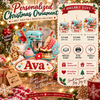 Customer in Austin, Texas wearing Baking Kitchen Christmas Ornament Personalized Stand Mixer Holiday Gift for Home Bakers