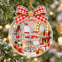Barber Shop Ornament - design view