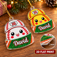 Baseball Softball Ornament - product view 5