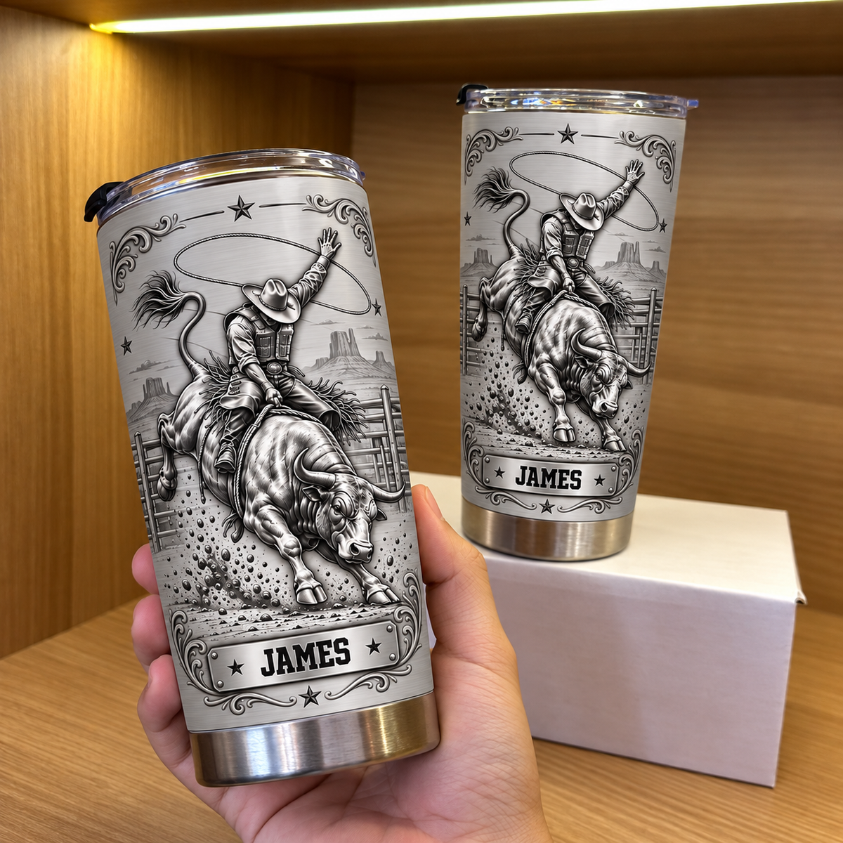 Bull Rider Tumbler - main product view