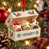 Cannoli Christmas Ornament Personalized Italian Pastry Gift for Bakers Foodies Holiday Tree Decor available at our Austin, Texas warehouse