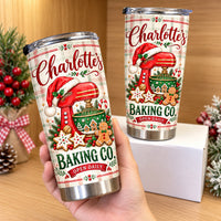 Personalized Christmas Baking Tumbler Custom Name Baker Gift - product view 4