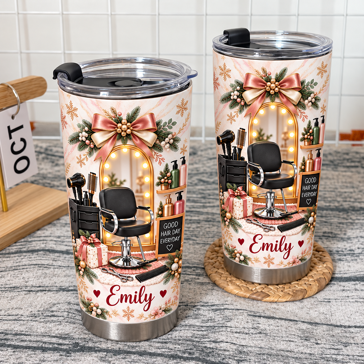 Christmas Hair Salon Tumbler - product detail 5