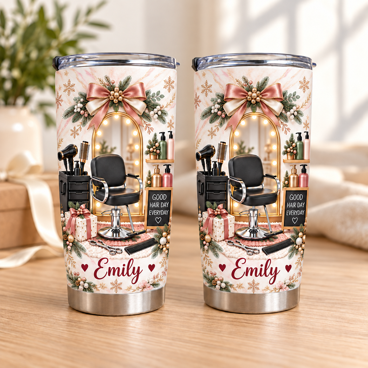 Christmas Hair Salon Tumbler - product detail 7